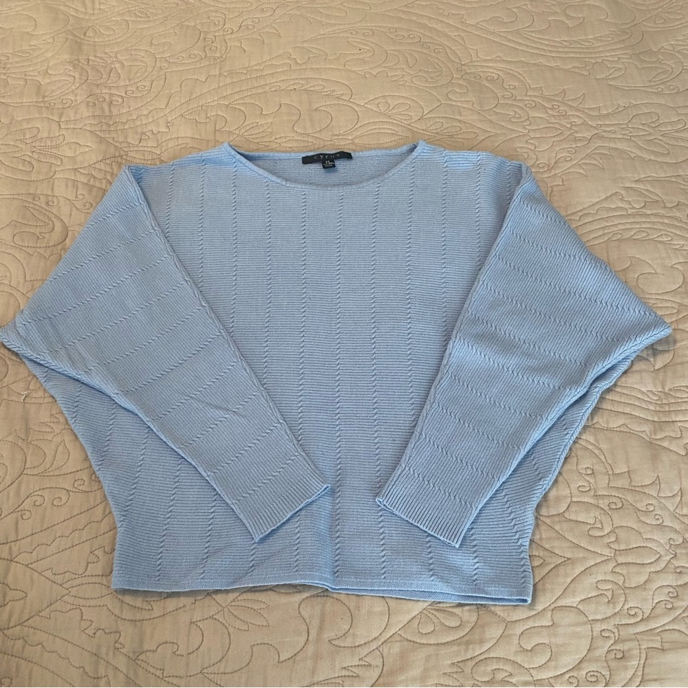 BLUE WOMENS SWEATER